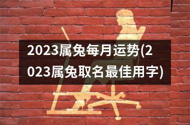 2025属兔每月运势(2025属兔取名佳用字)