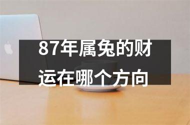 87年属兔的财运在哪个方向