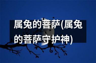 属兔的菩萨(属兔的菩萨守护神)