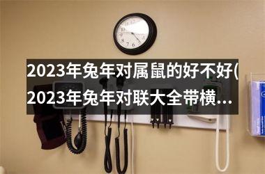 2025年兔年对属鼠的好不好(2025年兔年对联大全带横批)