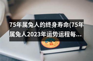 75年属兔人的终身寿命(75年属兔人2025年运势运程每月运程)