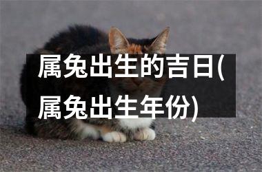 属兔出生的吉日(属兔出生年份)