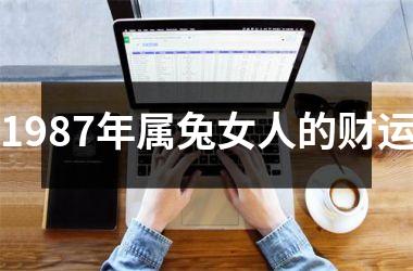 1987年属兔女人的财运
