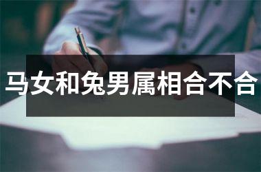 马女和兔男属相合不合