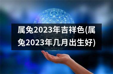 属兔2025年吉祥色(属兔2025年几月出生好)
