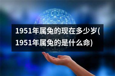 1951年属兔的现在多少岁(1951年属兔的是什么命)