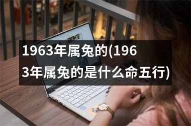1963年属兔的(1963年属兔的是什么命五行)