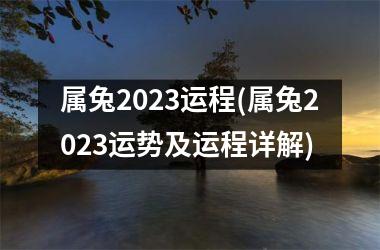 属兔2023运程(属兔2023运势及运程详解)