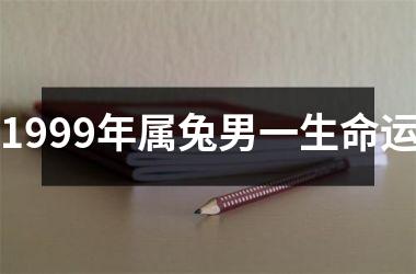 1999年属兔男一生命运