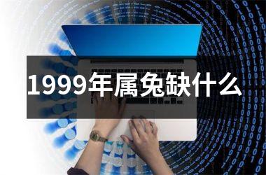 1999年属兔缺什么