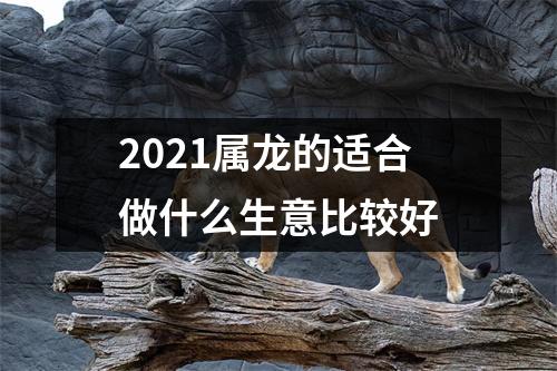 2025属龙的适合做什么生意比较好