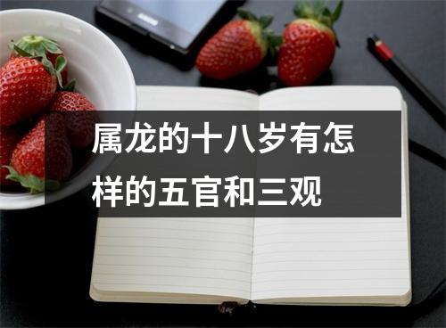 属龙的十八岁有怎样的五官和三观