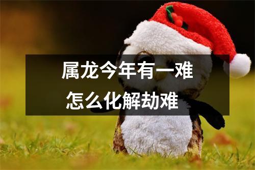 <h3>属龙今年有一难怎么化解劫难