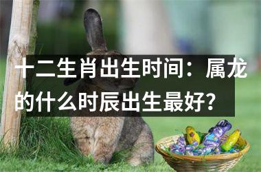 <h3>十二生肖出生时间：属龙的什么时辰出生好？