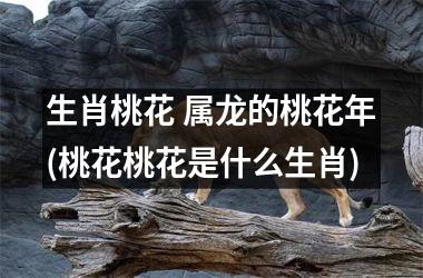 生肖桃花 属龙的桃花年(桃花桃花是什么生肖)