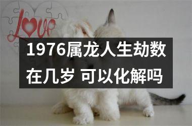 1976属龙人生劫数在几岁 可以化解吗