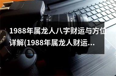 1988年属龙人八字财运与方位详解(1988年属龙人财运如何)