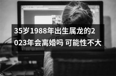 35岁1988年出生属龙的2025年会离婚吗 可能性不大