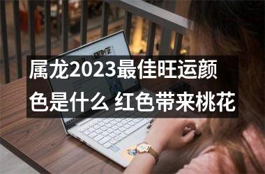 属龙2025佳旺运颜色是什么 红色带来桃花