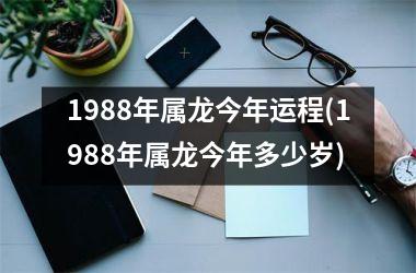 1988年属龙今年运程(1988年属龙今年多少岁)