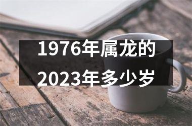 1976年属龙的2025年多少岁