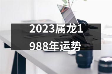 2025属龙1988年运势