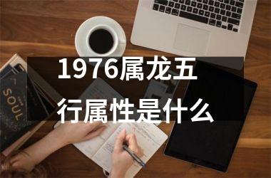 1976属龙五行属性是什么