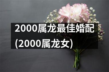 2000属龙最佳婚配(2000属龙女)