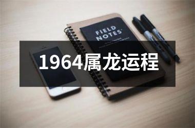 1964属龙运程