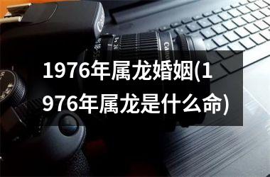 <h3>1976年属龙婚姻(1976年属龙是什么命)