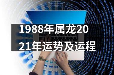 1988年属龙2021年运势及运程