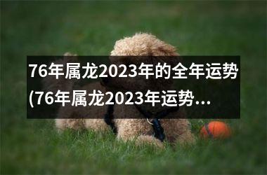 76年属龙2025年的全年运势(76年属龙2025年运势及运程每月运程)