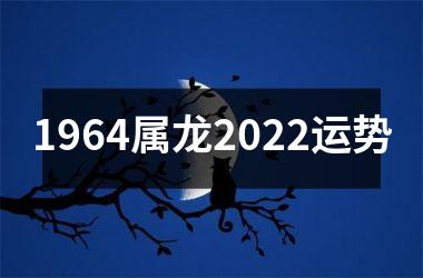 1964属龙2022运势