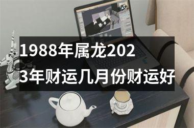 1988年属龙2023年财运几月份财运好