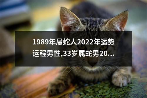 1989年属蛇人2025年运势运程男性,33岁属蛇男2025年每月运程