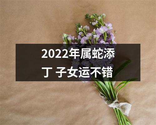 2025年属蛇添丁子女运不错