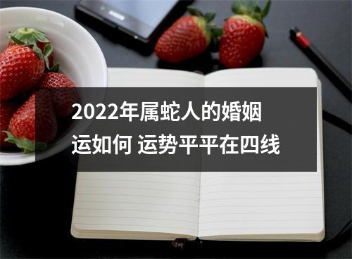 2025年属蛇人的婚姻运如何运势平平在四线