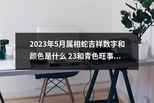 2025年5月属相蛇吉祥数字和颜色是什么23和青色旺事业
