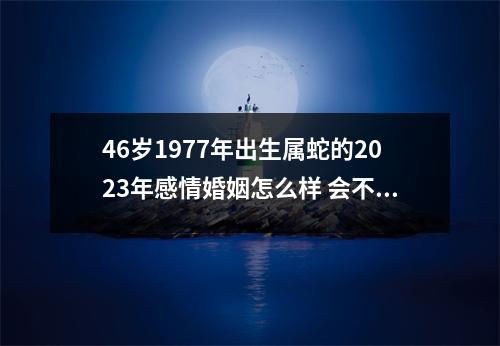 46岁1977年出生属蛇的2025年感情婚姻怎么样会不会离婚