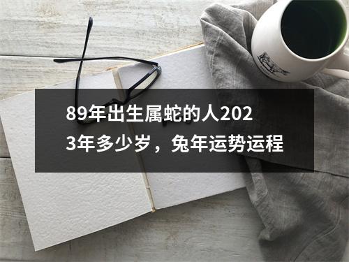89年出生属蛇的人2025年多少岁，兔年运势运程