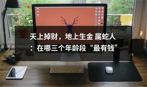 天上掉财，地上生金属蛇人：在哪三个年龄段“有钱”