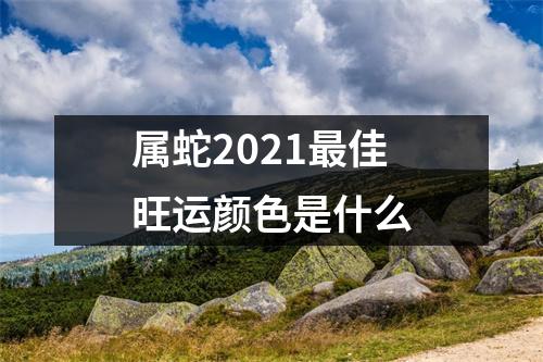 <h3>属蛇2025佳旺运颜色是什么