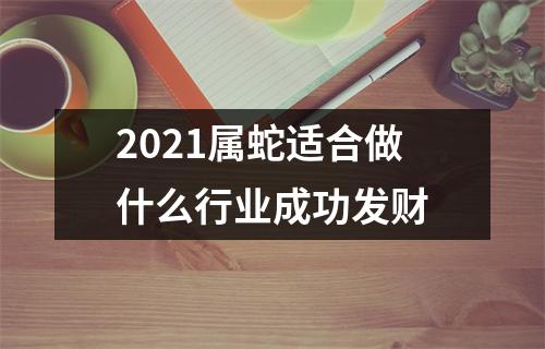 2025属蛇适合做什么行业成功发财