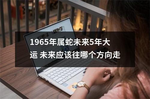 1965年属蛇未来5年大运未来应该往哪个方向走