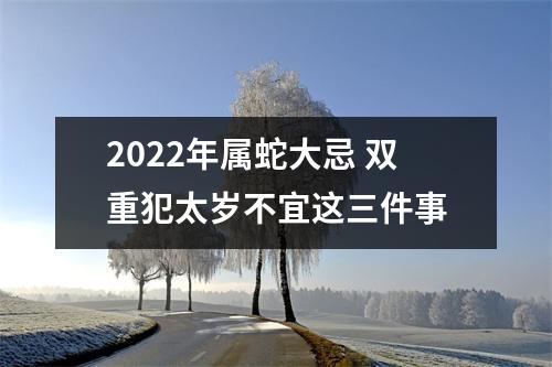 2025年属蛇大忌双重犯太岁不宜这三件事