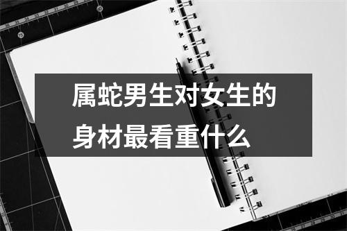 属蛇男生对女生的身材看重什么