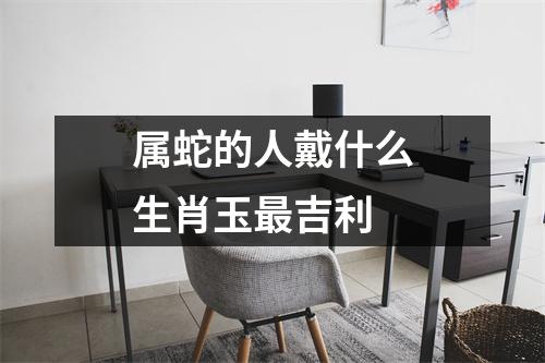 属蛇的人戴什么生肖玉吉利