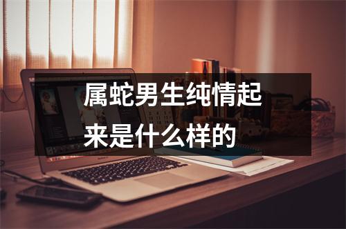 属蛇男生纯情起来是什么样的