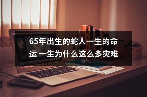 <h3>65年出生的蛇人一生的命运一生为什么这么多灾难