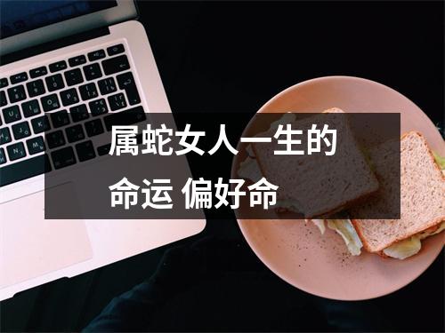 属蛇女人一生的命运偏好命